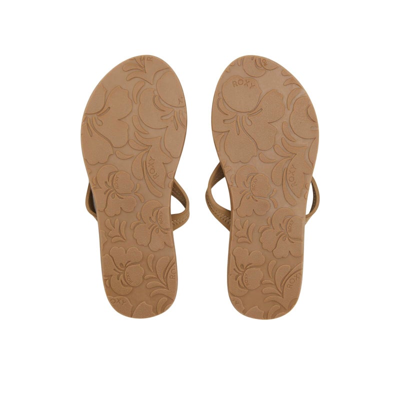 Roxy Women's VIsta III Flat Sandals, Open Beige, 8 - Image 5
